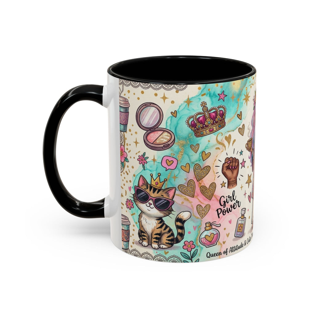Caffeine, Confidence & Sass Accent Coffee Mug — 11/15oz