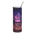 20oz Stainless Tumbler — "Fueled by Caffeine and Cauldrons" Witchy Night Sky Design