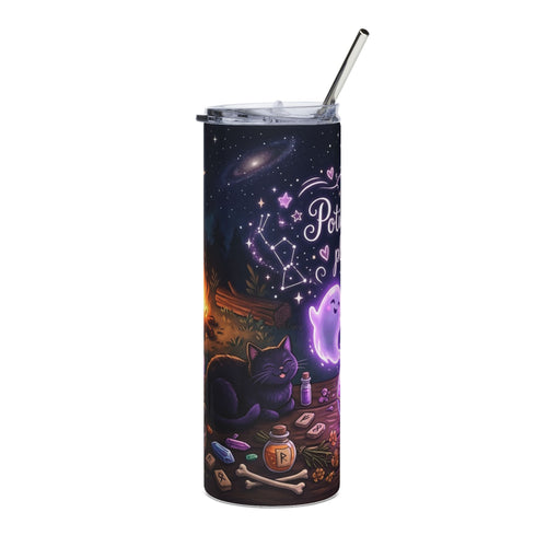 20oz Potion Loading Tumbler — Cute Ghost Witchcraft Stainless Travel Cup