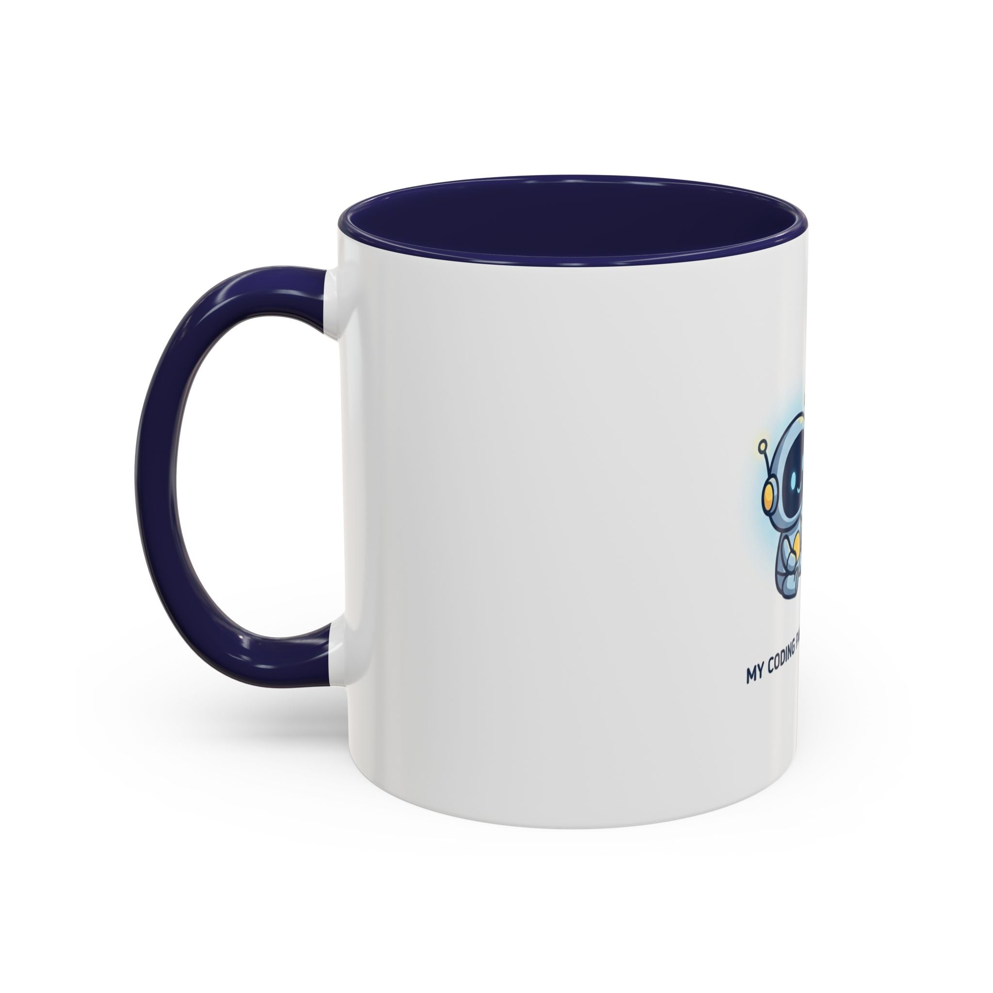 Coding Partner Coffee Mug — "My Coding Partner Never Sleeps" Accent Mug for Programmers