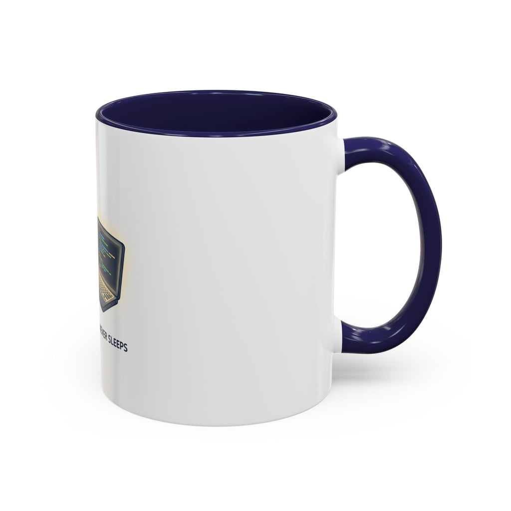 Coding Partner Coffee Mug — "My Coding Partner Never Sleeps" Accent Mug for Programmers