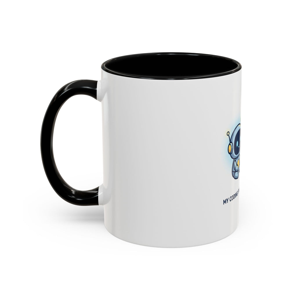 Coding Partner Coffee Mug — "My Coding Partner Never Sleeps" Accent Mug for Programmers