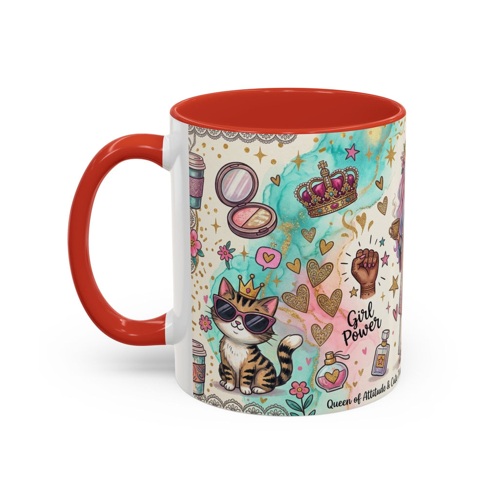 Caffeine, Confidence & Sass Accent Coffee Mug — 11/15oz