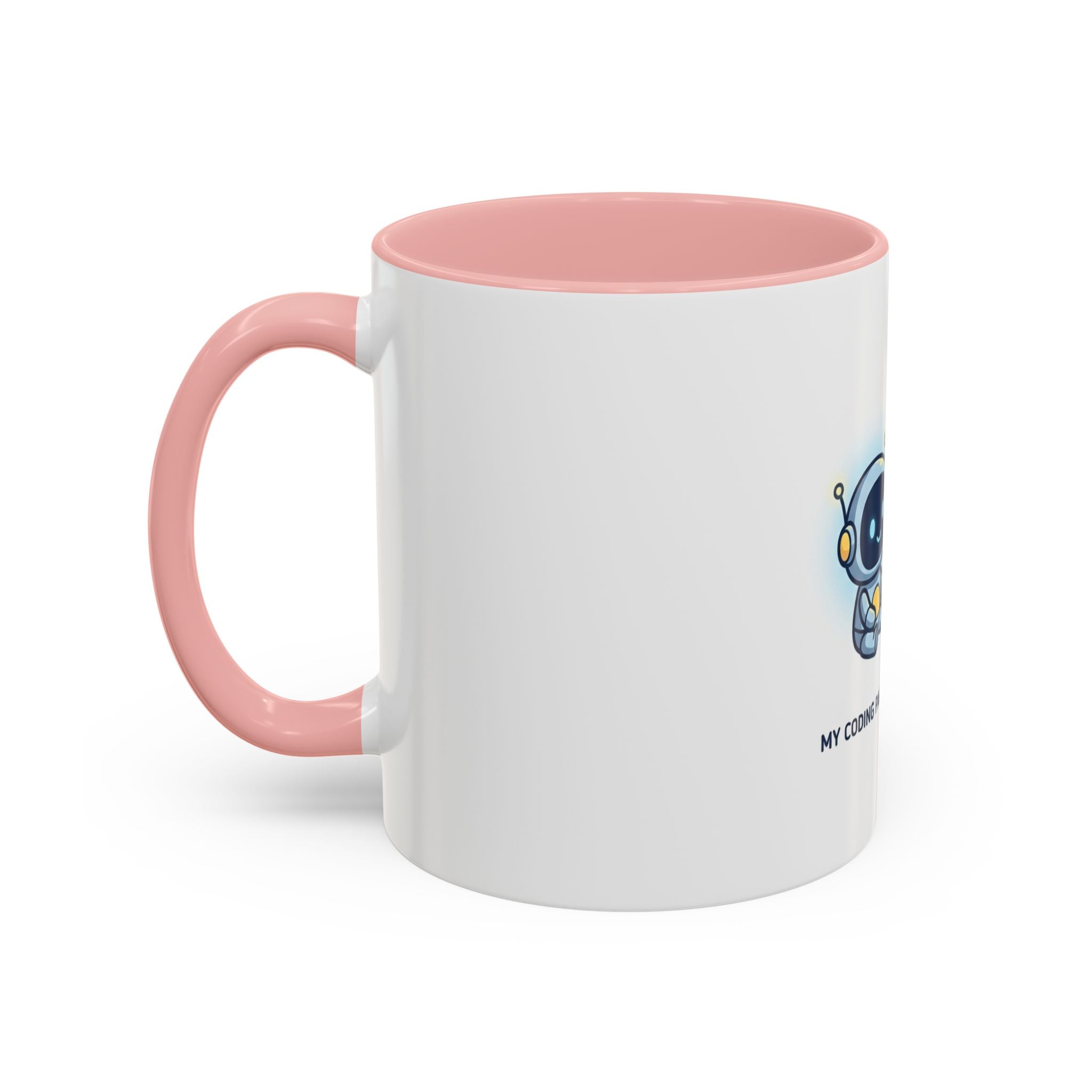 Coding Partner Coffee Mug — "My Coding Partner Never Sleeps" Accent Mug for Programmers