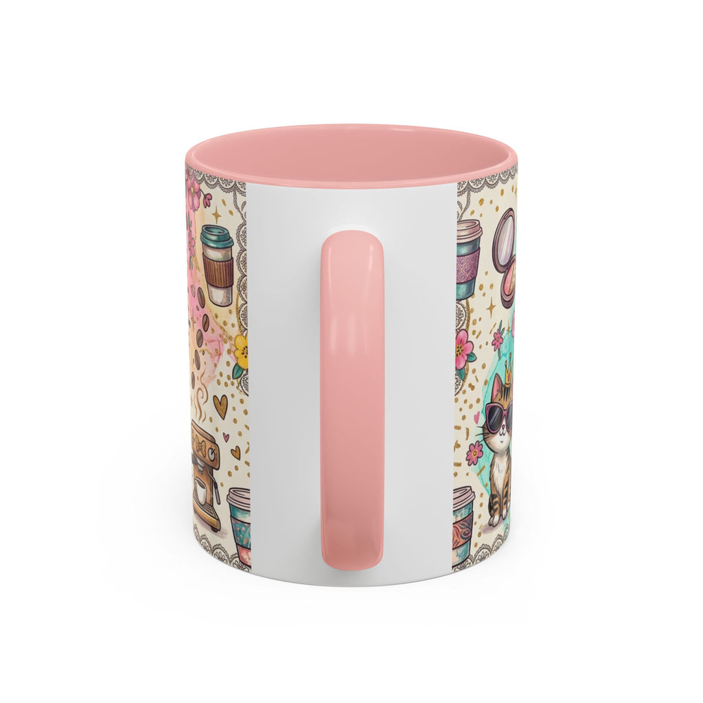 Caffeine, Confidence & Sass Accent Coffee Mug — 11/15oz