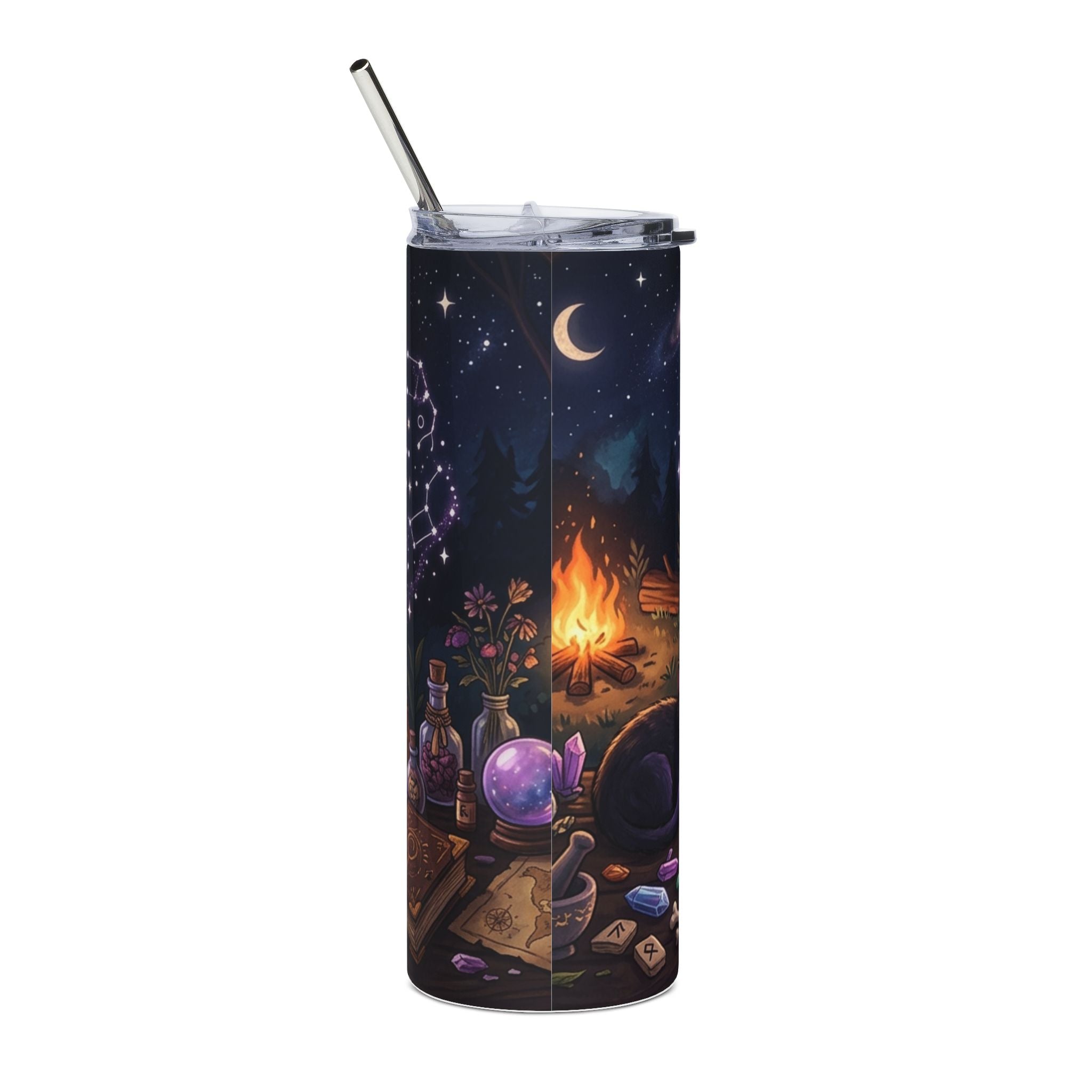 20oz Potion Loading Tumbler — Cute Ghost Witchcraft Stainless Travel Cup