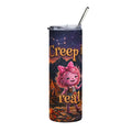 Halloween Campfire Tumbler — “Creep It Real” 20oz Stainless Steel Travel Cup