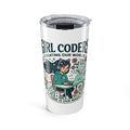 Girl Coders 20oz Tumbler – 'Creating Our Worlds' Inspirational Programming Travel Mug