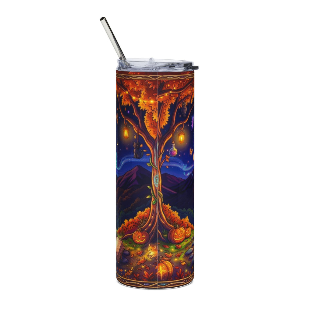 20oz Halloween Cauldron Tumbler — Ghostly Potion Stainless Steel Travel Cup