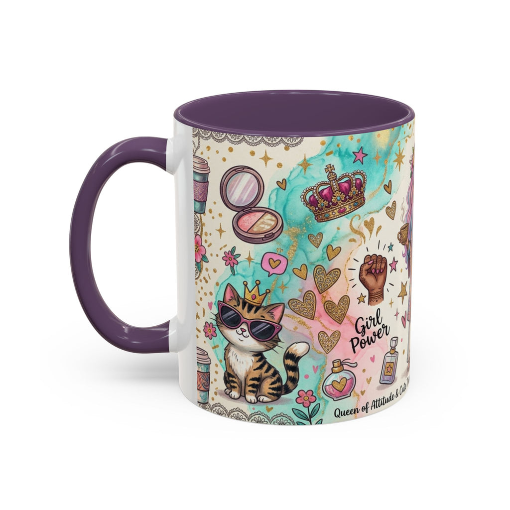 Caffeine, Confidence & Sass Accent Coffee Mug — 11/15oz
