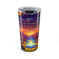 Autumn Night Campfire 20oz Tumbler — Cozy Mountain Sunset Travel Mug