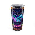 20oz Halloween Magic Tumbler — Glowing Ghost Cauldron & Autumn Night Travel Cup