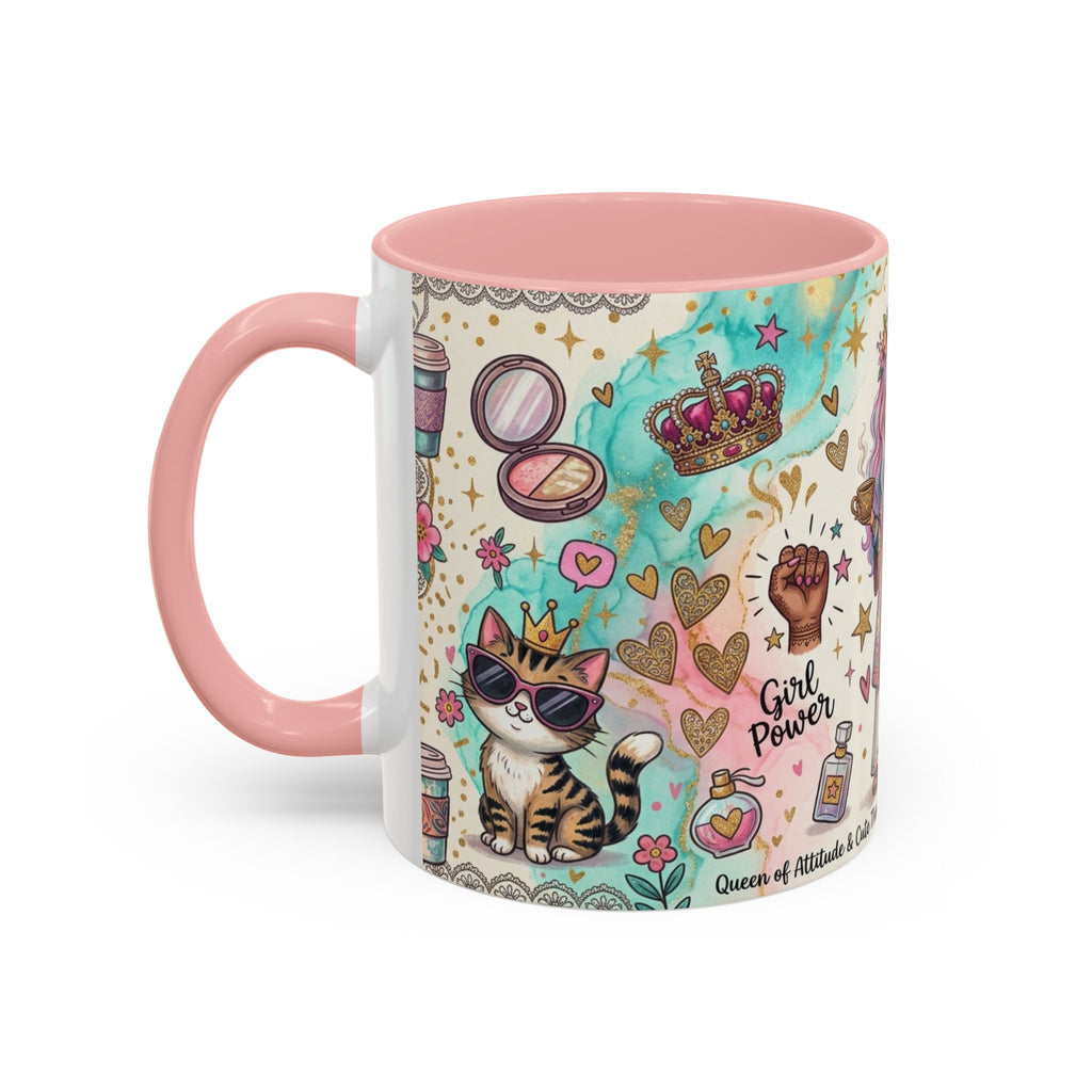 Caffeine, Confidence & Sass Accent Coffee Mug — 11/15oz