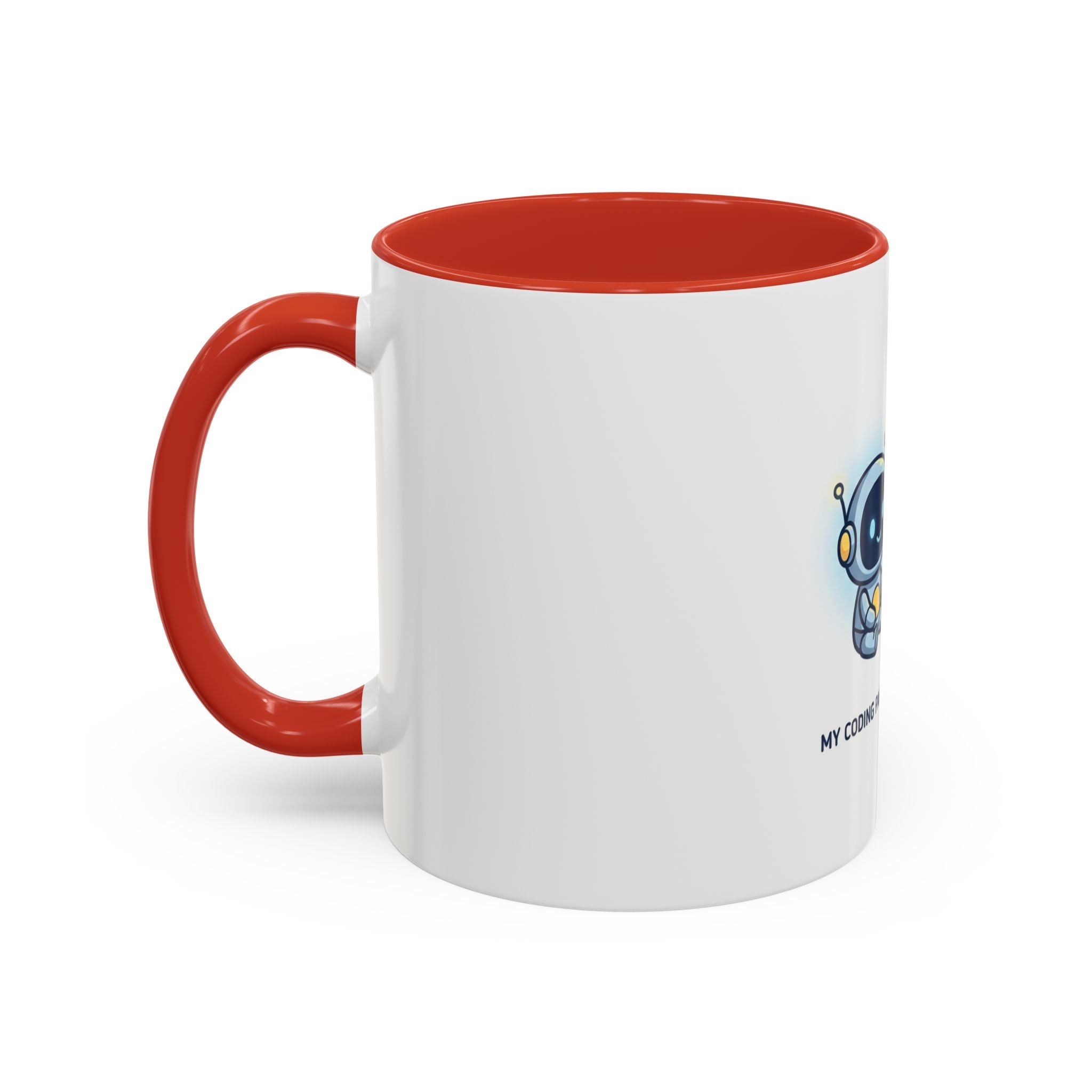 Coding Partner Coffee Mug — "My Coding Partner Never Sleeps" Accent Mug for Programmers