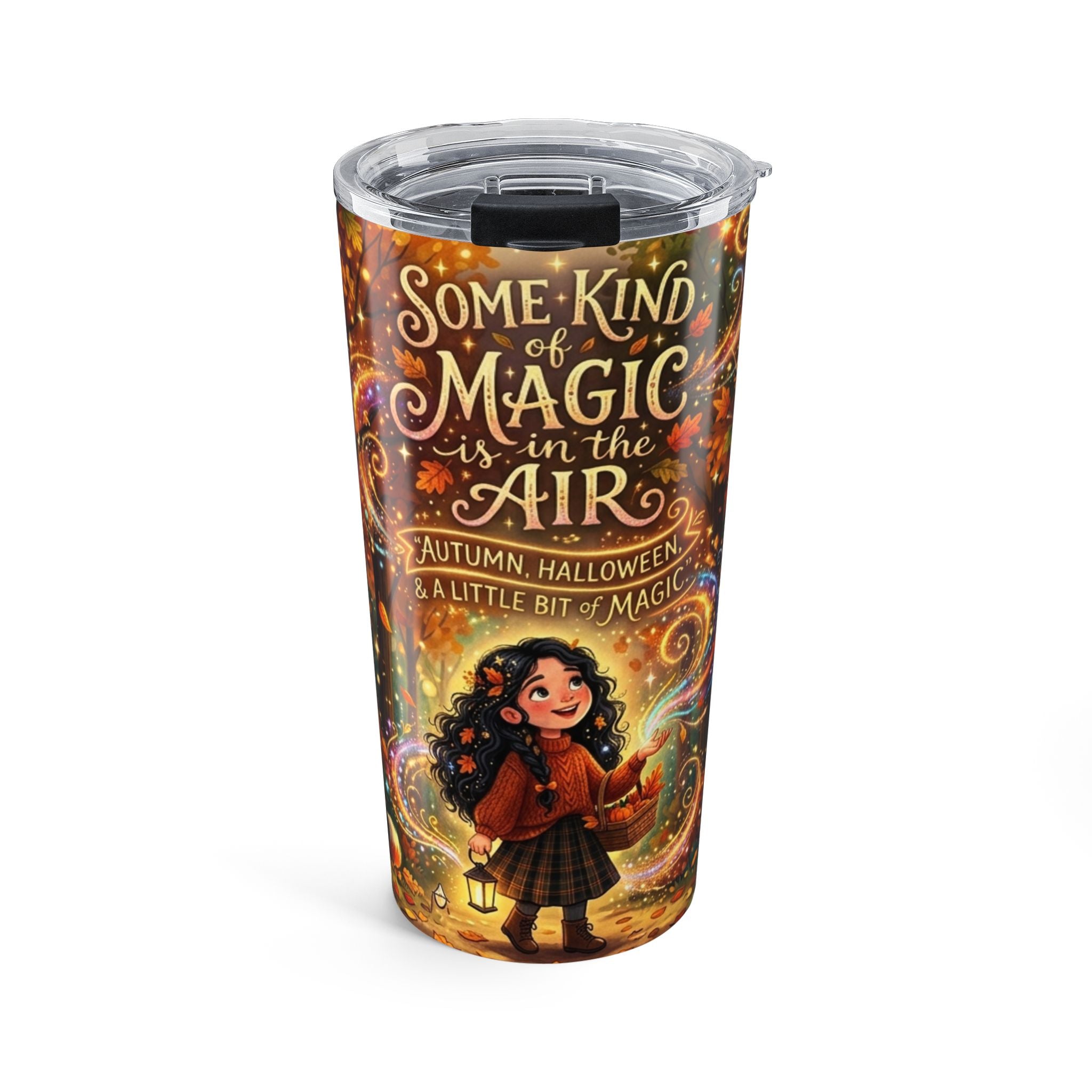 Some Kind of Magic 20oz Autumn Tumbler – Fall, Halloween Forest Design