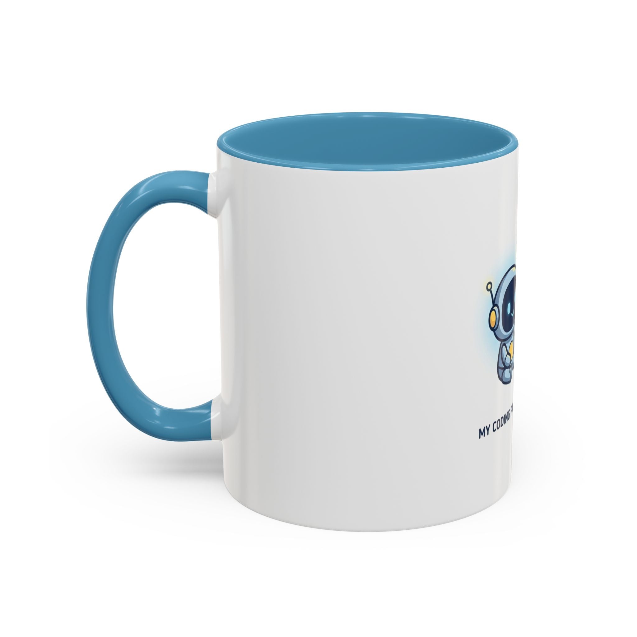 Coding Partner Coffee Mug — "My Coding Partner Never Sleeps" Accent Mug for Programmers