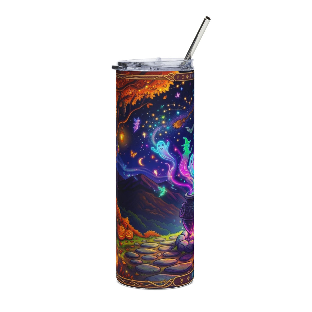 20oz Halloween Cauldron Tumbler — Ghostly Potion Stainless Steel Travel Cup