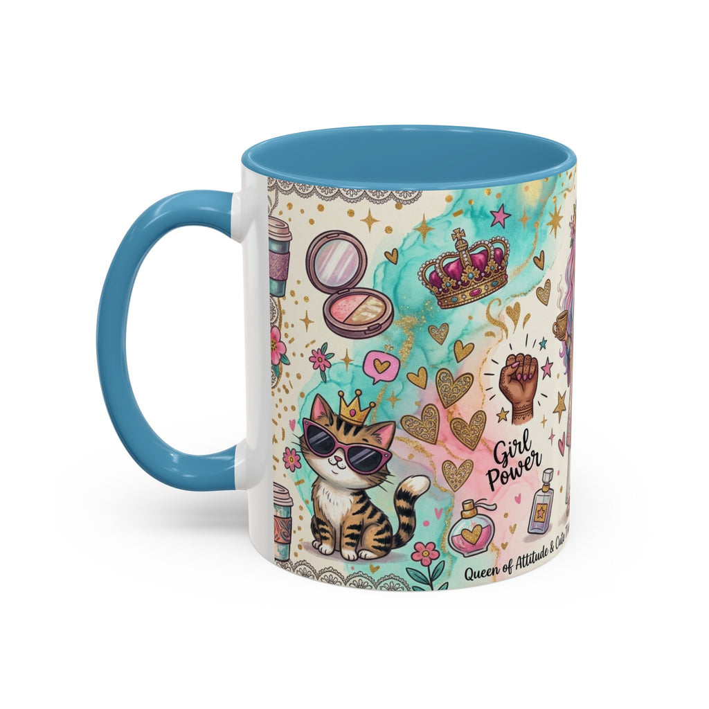 Caffeine, Confidence & Sass Accent Coffee Mug — 11/15oz