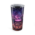 20oz Halloween Tumbler — "Fueled by Caffeine and Cauldrons" Autumn Witch Travel Mug